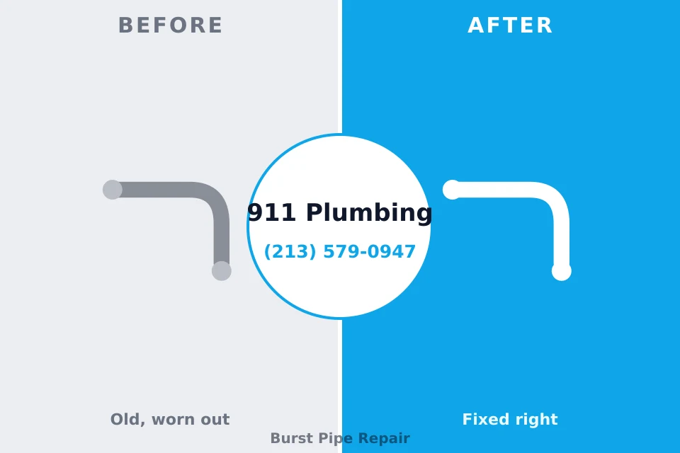 Before and after: plumbing company Macon, GA
